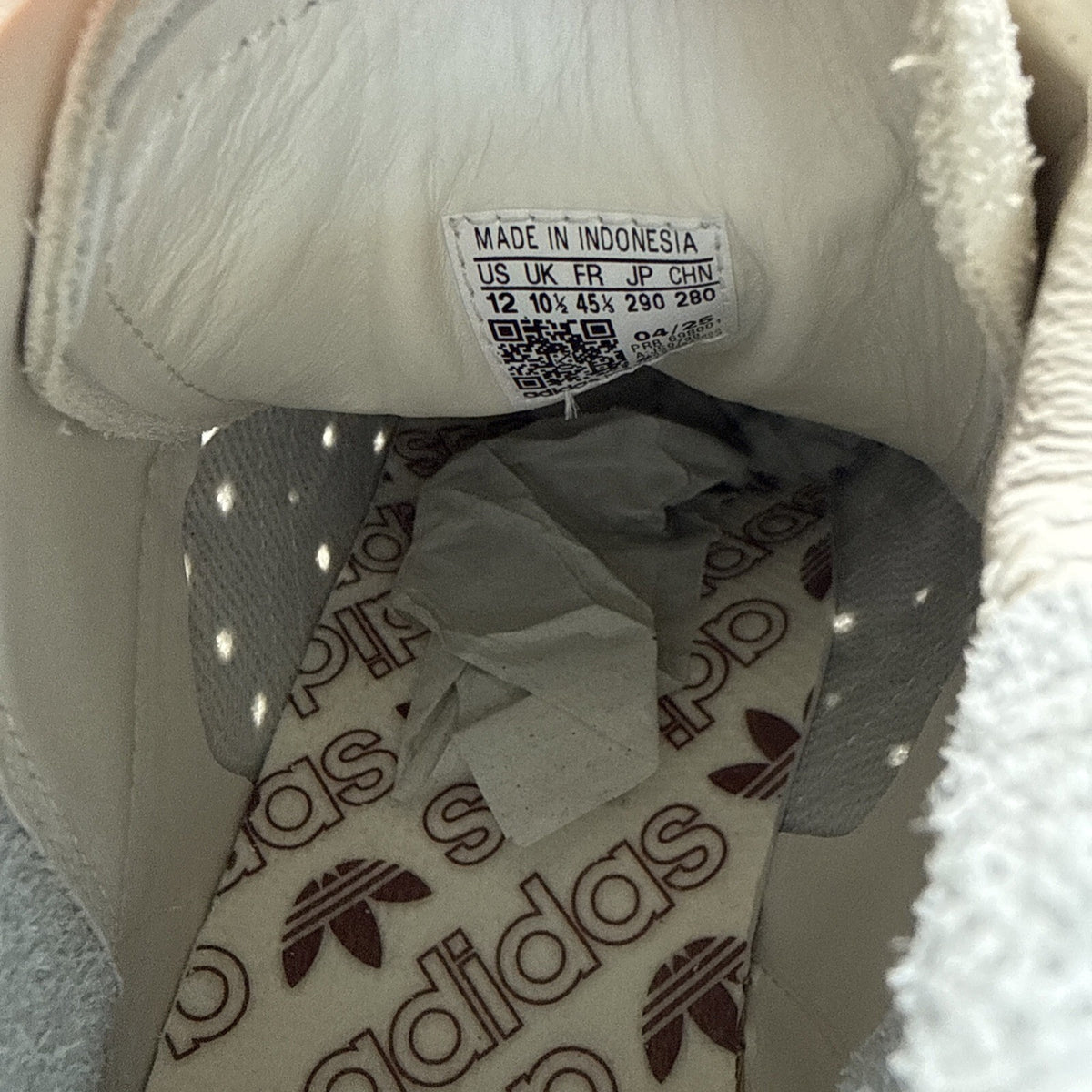 adidas Jabbar Hi  Womens Off White Sneakers Size 12 JS0799 Pony Hair NWT