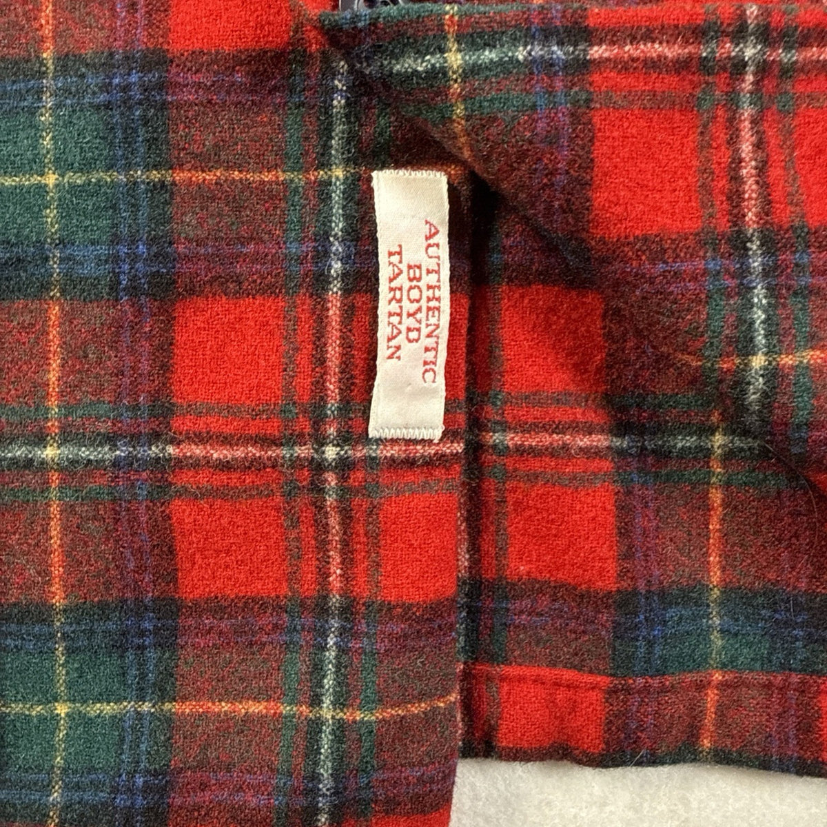 Men Pendleton 70's Check Flannel Plaid Shirt Red× Navy Wool Size M Pre Owned