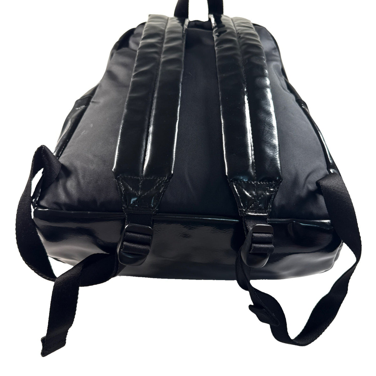 Eastpak Womens Backpack Black Vinyl Pre Owned Very Clean In And Out