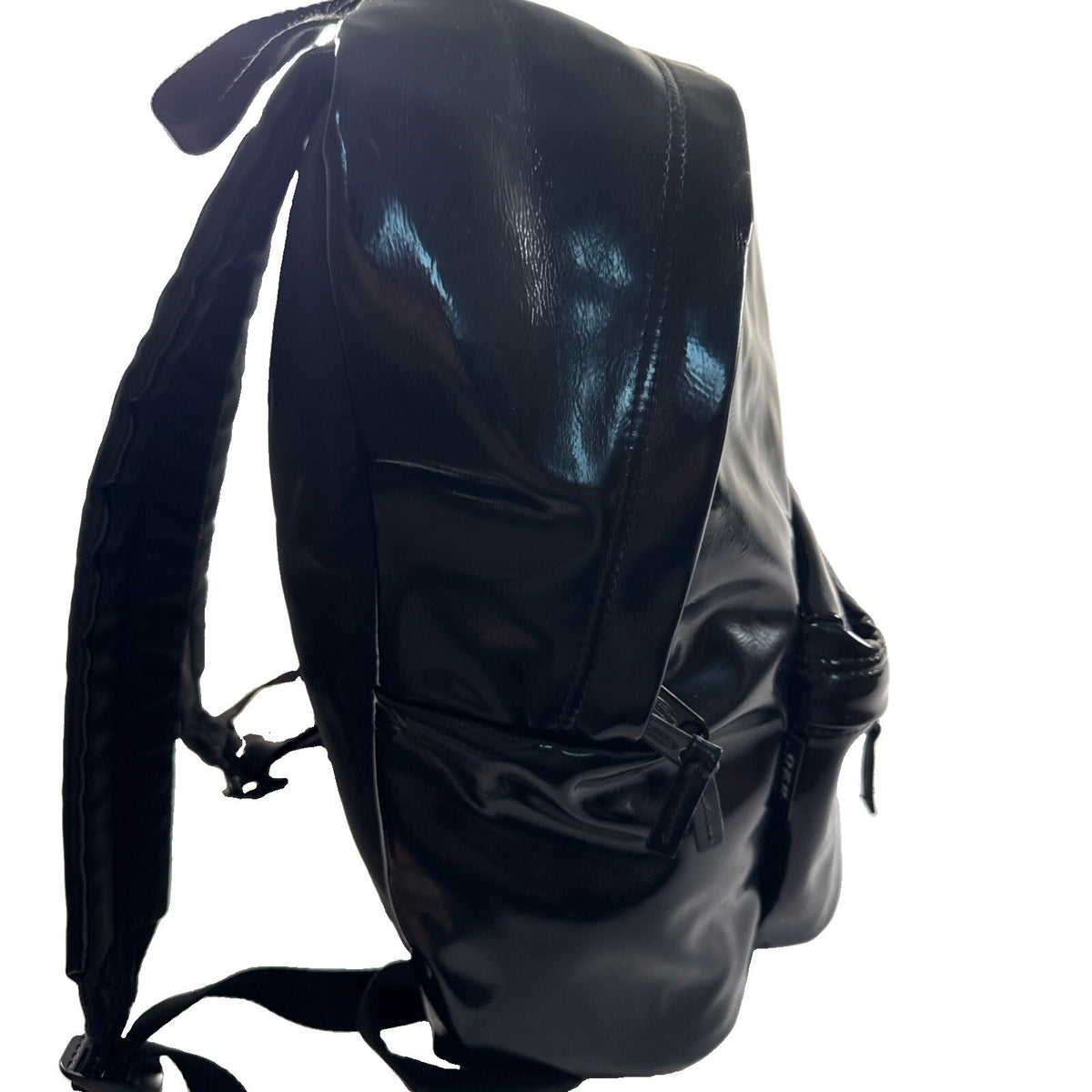 Eastpak Womens Backpack Black Vinyl Pre Owned Very Clean In And Out