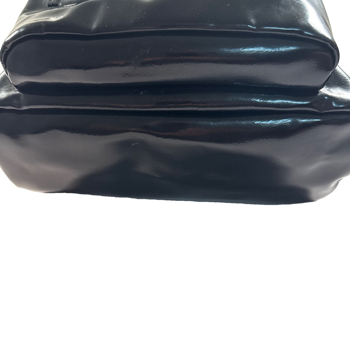 Eastpak Womens Backpack Black Vinyl Pre Owned Very Clean In And Out