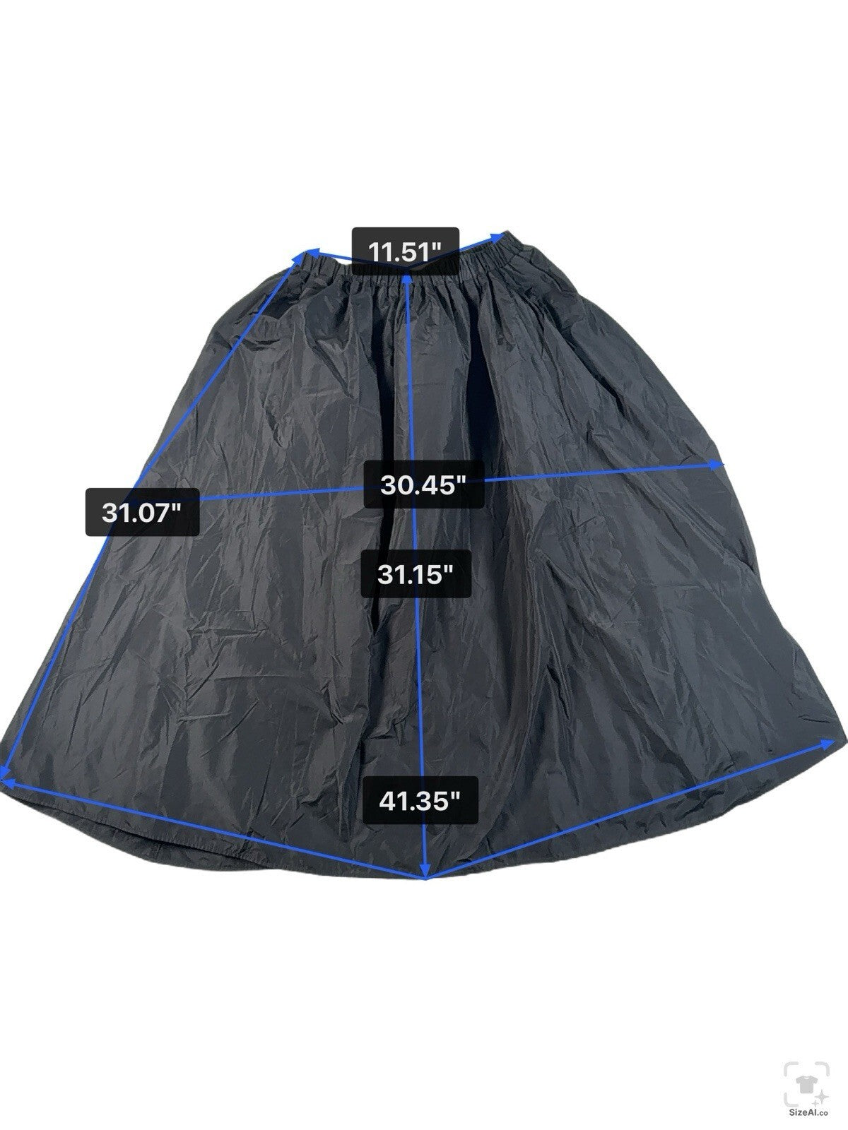 H&M Women's Size 8 Black Double Lined Skirt Pre Owned