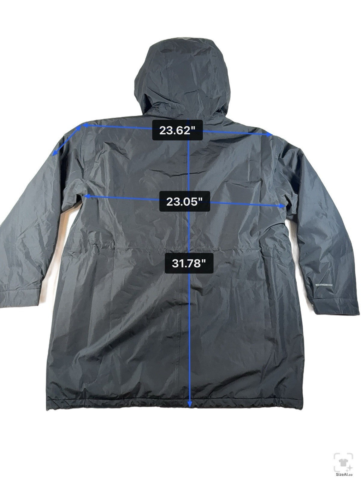 Eddie Bauer Men’s Rainfoil Insulated Parka Coat Size XL Black NWT