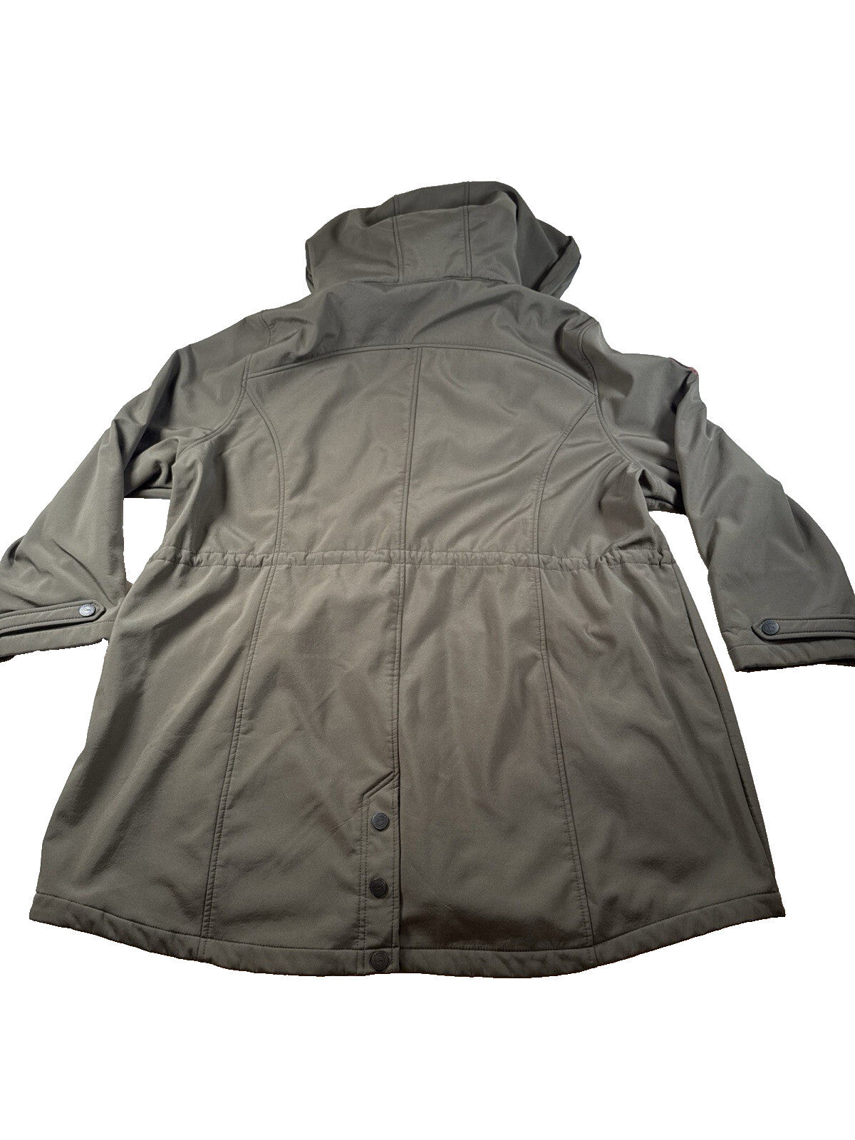 Canada Weatergear Men's Hooded Puffer Jacket Olive Size 3XL Pre Owned