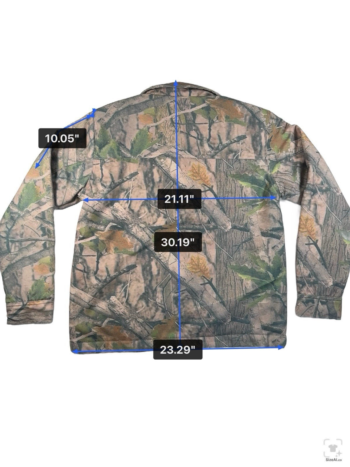 Beautiful Giant Men's Camouflage Full Zip Polyester Jacket Brown/Green L NWT
