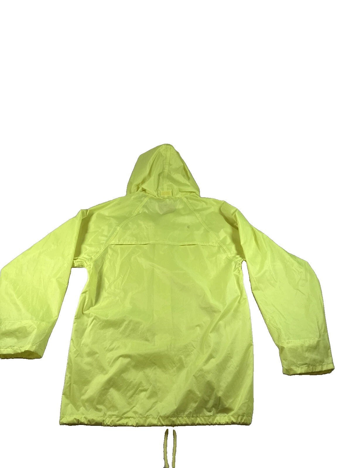 Portwest Rain Jacket Hooded Size S Neon Yellow Waterproof  S440 Pre Owned