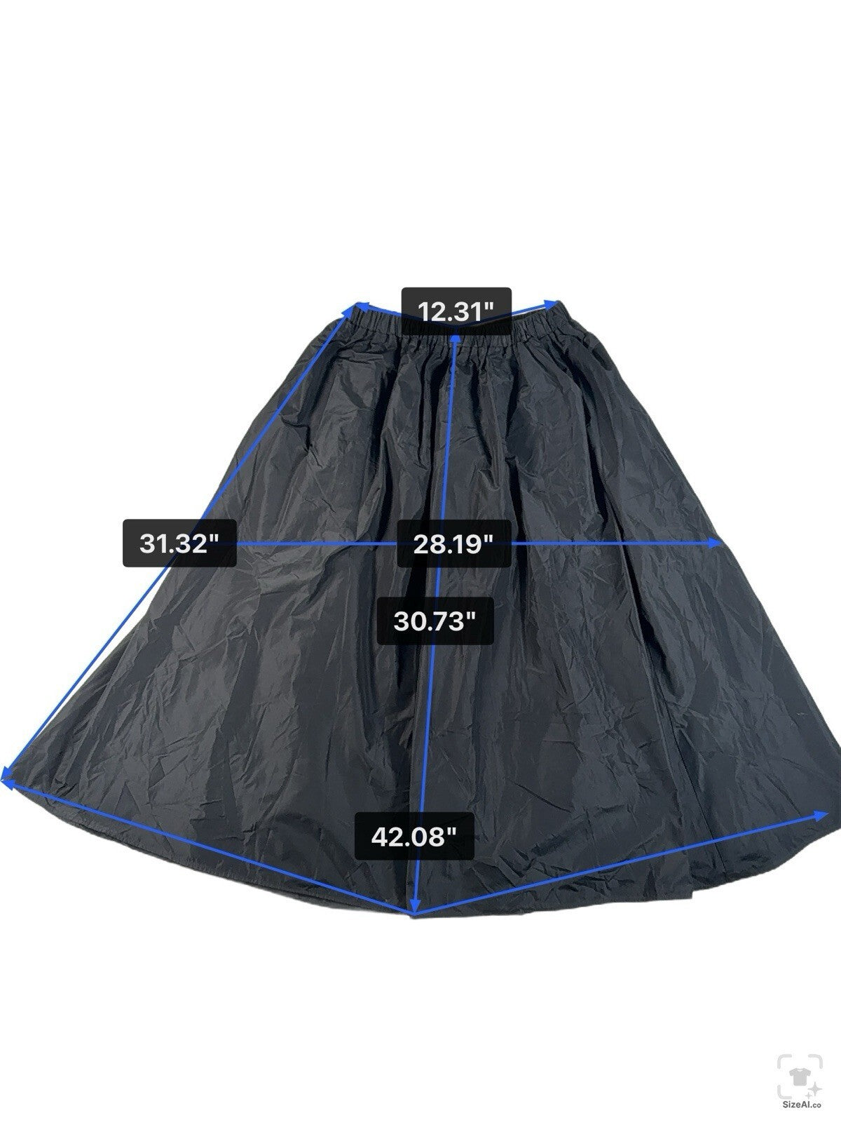 H&M Women's Size 8 Black Double Lined Skirt Pre Owned