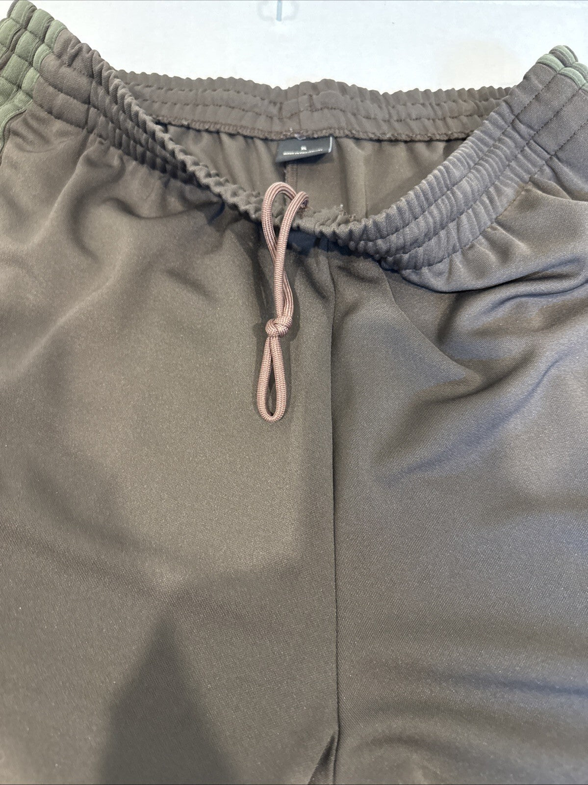Adidas Calabasas Track Pants Mens SIZE XL Brown Kanye West Yeezy Era Pre Owned