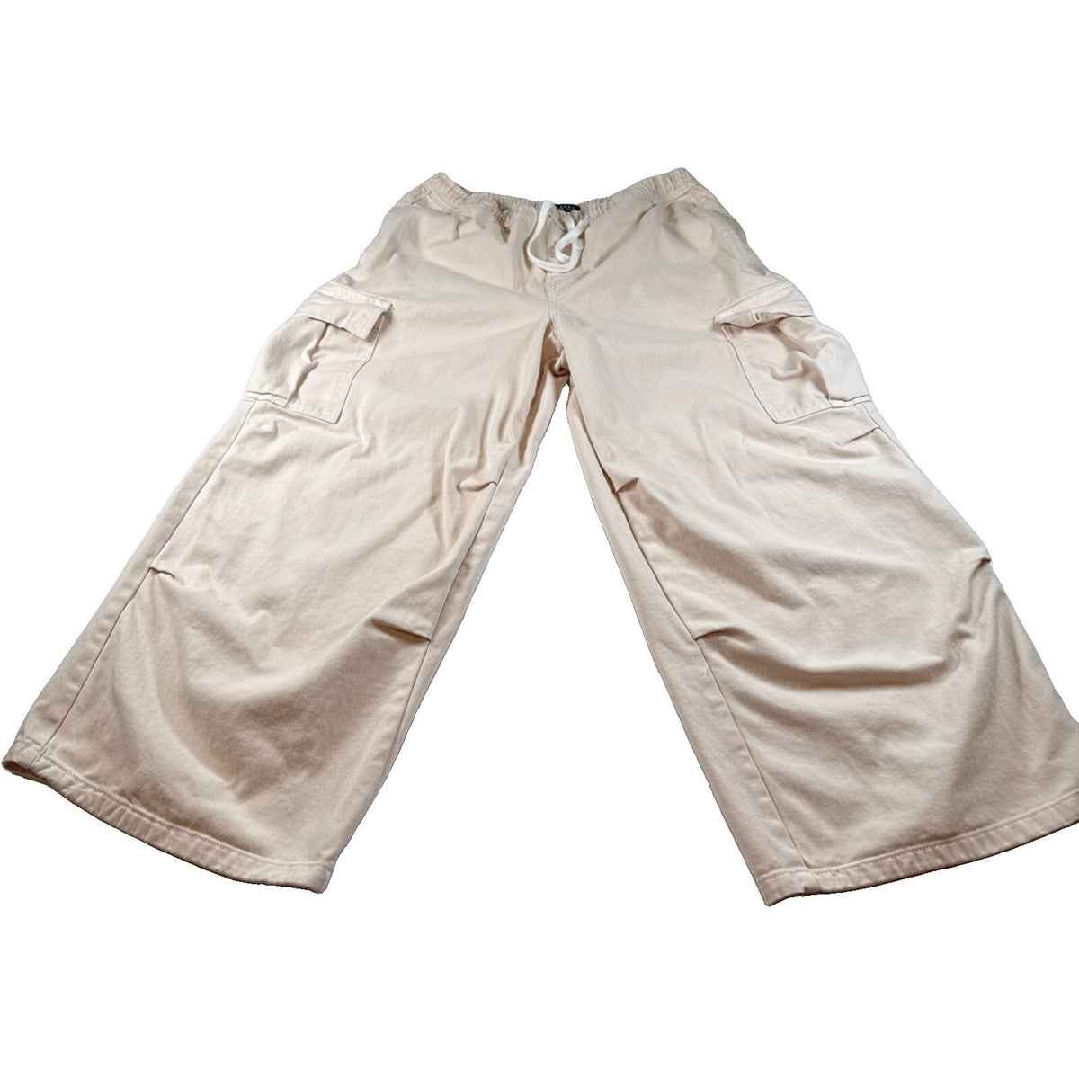 Boohoo Man Cream Cargo Pants Men’s XL Pre Owned
