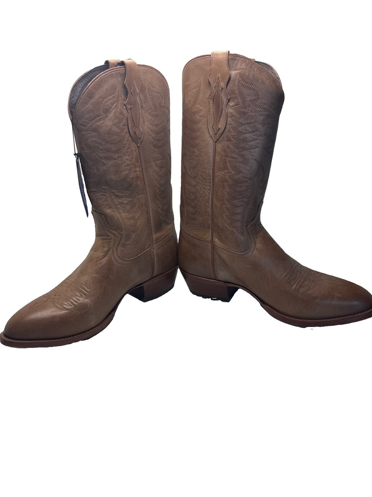 Tony Lama Men's Sz 12D Tan Cowboy Boots Suntan Tascosa 10D #3018 NWT