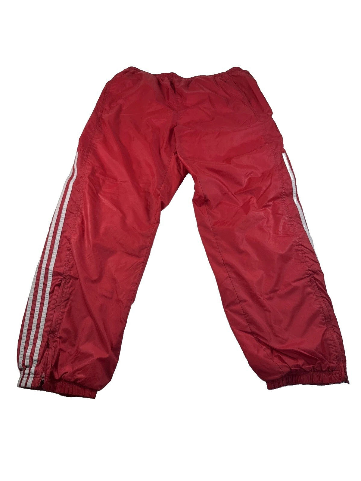 Vintage Y2K Adidas Red Adidas Nylon Track Pants Windbreaker Size XL