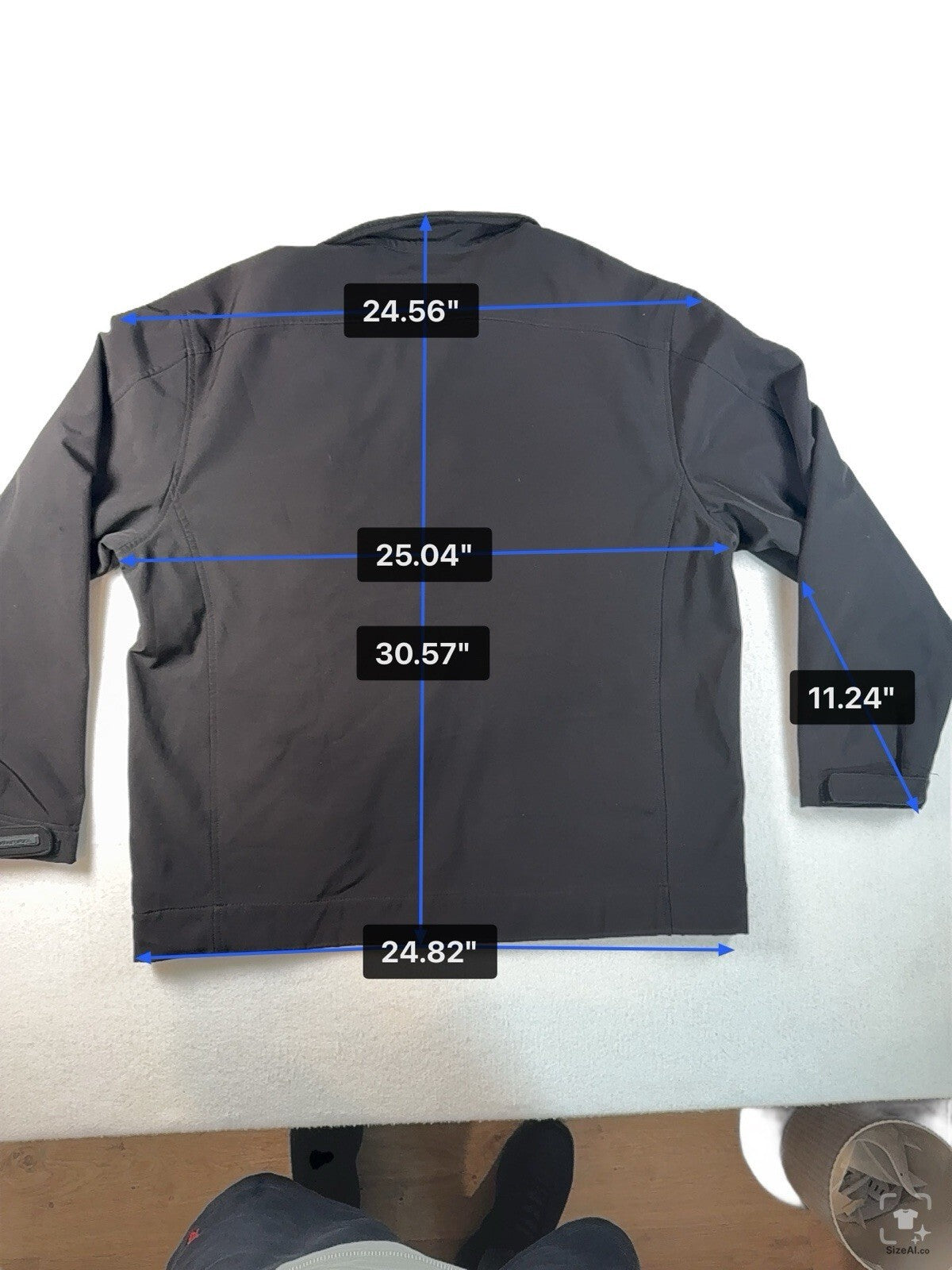 Weatherproof Men's All Season Softshell Jacket Black Full Zip Size-XL Pre-Owned