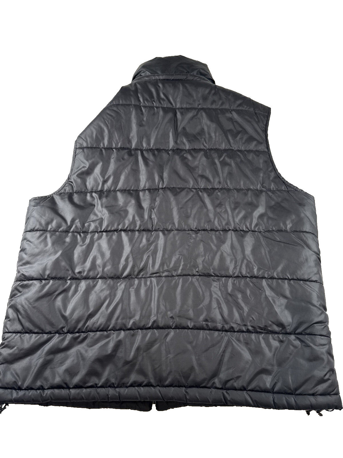 New Balance Puffer Vest Men Size L Black Pre-Owned No Hoodie