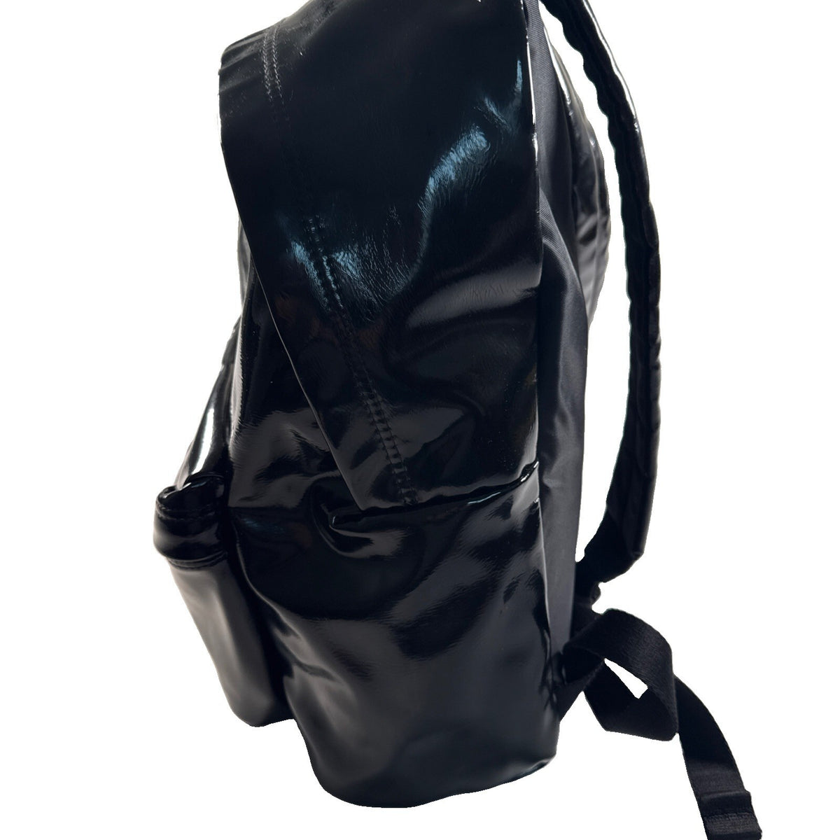 Eastpak Womens Backpack Black Vinyl Pre Owned Very Clean In And Out
