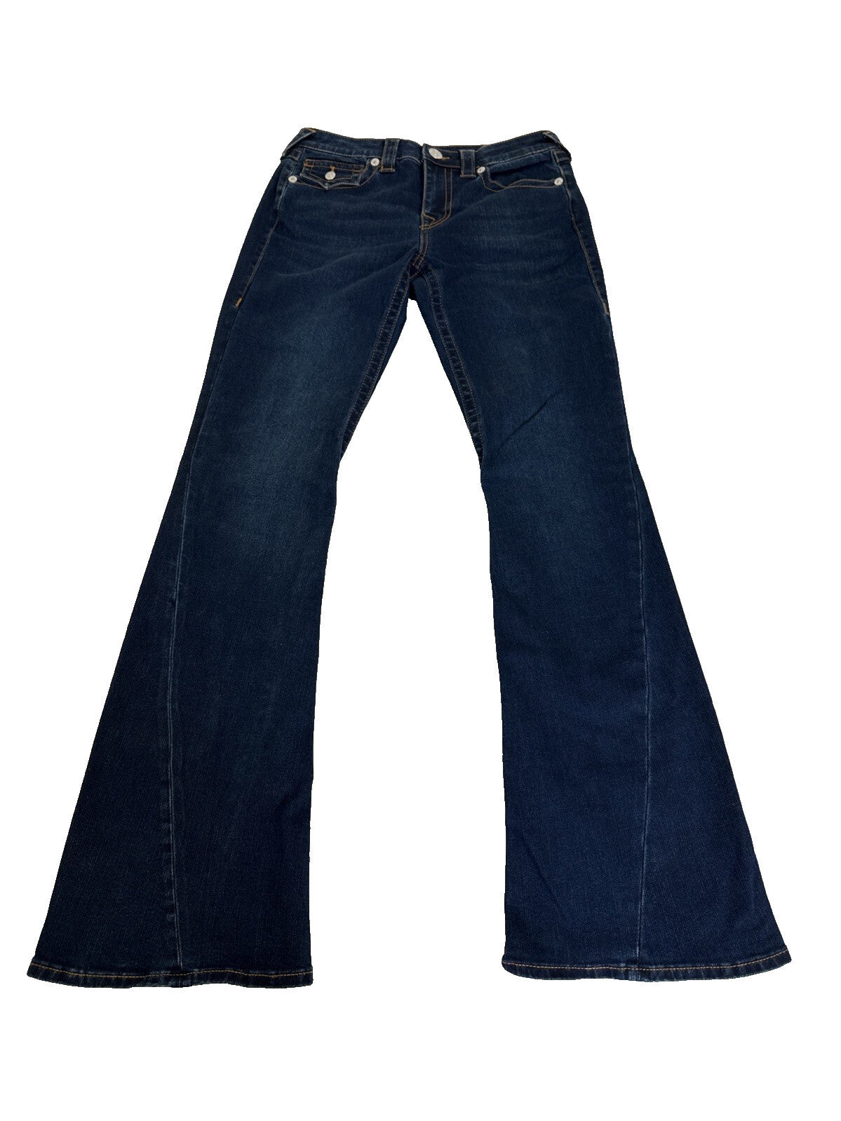 True Religion Joey Flare Dark Wash Jeans Women's Size 27  New With Tags