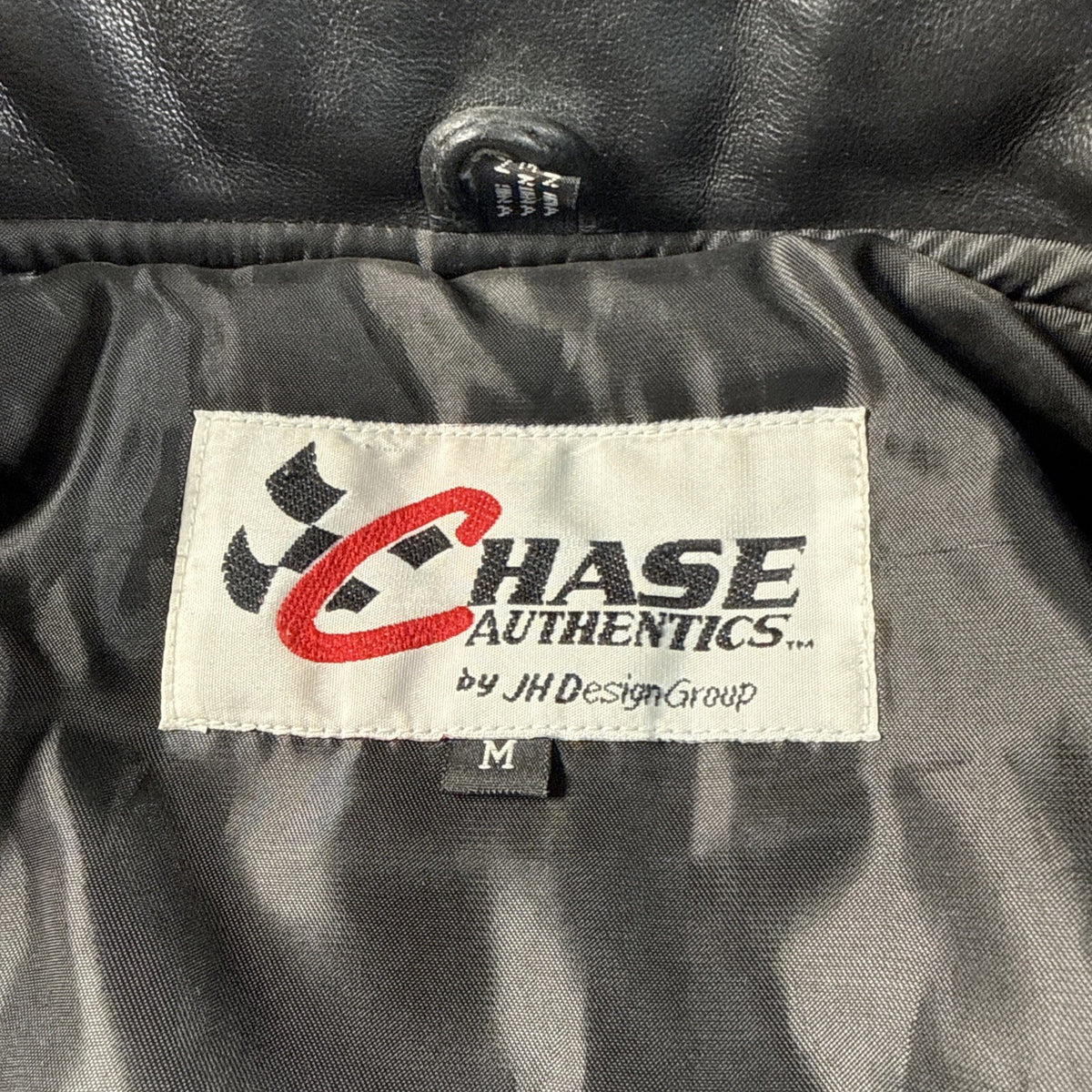 Chase Authentic Dale Earnhardt Bud King Of Beers NASCAR Jacket Black M Pre Owned