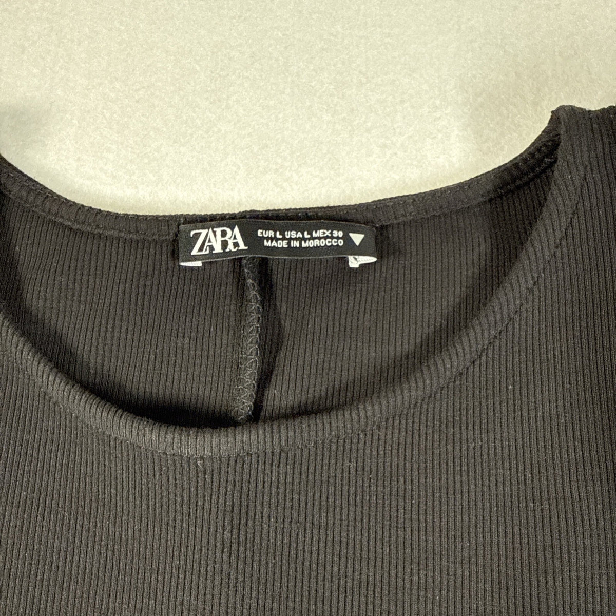 Zara Black Mini Dress Bubble Hem Puff Balloon Sleeves, Cut Out Sides Size Large