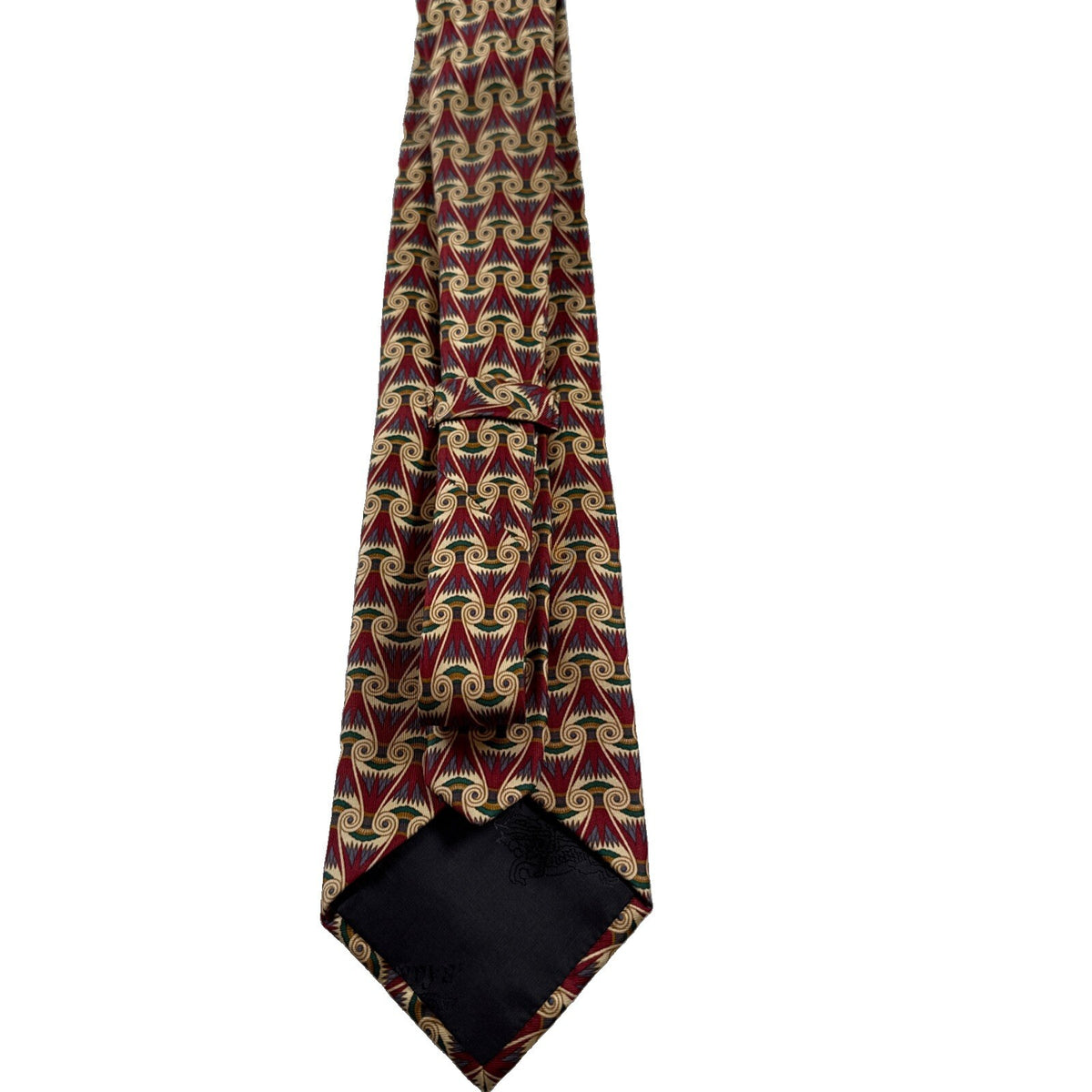 Burberry Men’s Pure Silk Tie British Burberry Old Money Tie Burgundy