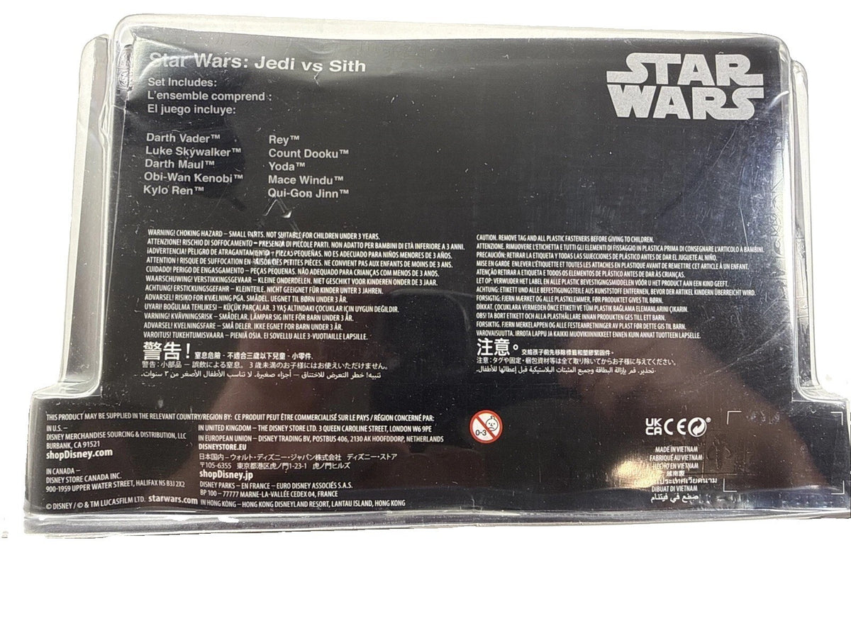 Disney Star Wars Jedi vs Sith Deluxe Figurine Set – 10 Character Figures –...