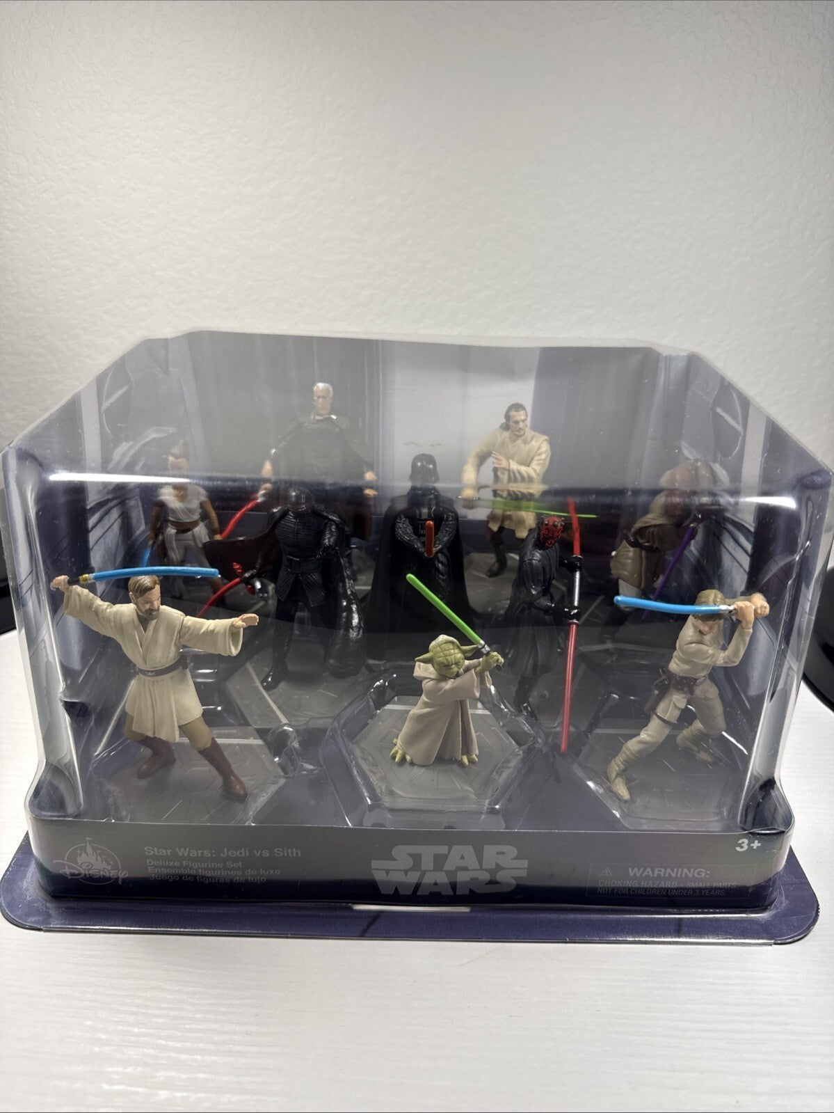 Disney Star Wars Jedi vs Sith Deluxe Figurine Set – 10 Character Figures –...