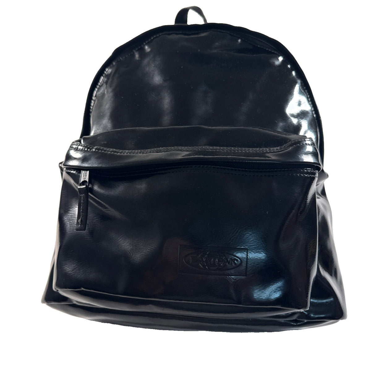 Eastpak Womens Backpack Black Vinyl Pre Owned Very Clean In And Out