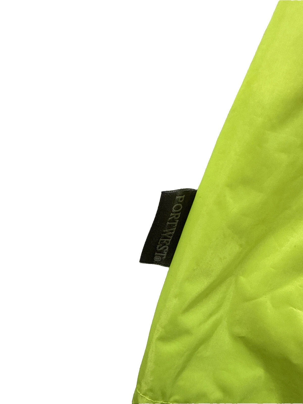 Portwest Rain Jacket Hooded Size S Neon Yellow Waterproof  S440 Pre Owned